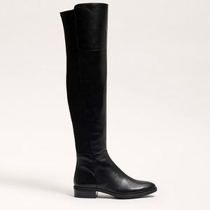 Sam Edelman Pam Tall Over the Knee OTK black leather boots